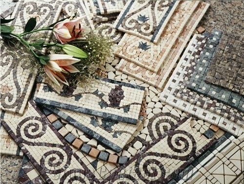 Marble Mosaic Border Line