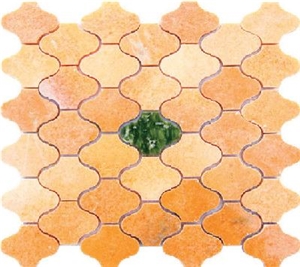 Ambar Orange Marble Mosaic Ambar Orange Marble Mosaic