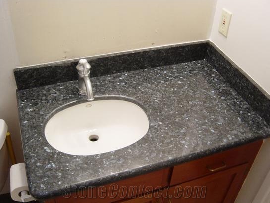 Blue Pearl Granite Vanity Top