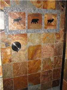 Gold Slate Wall Tiles