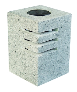 Grey Garden Solar Lamp, Grey Granite Lamps Grey Garden Solar Lamp, Grey Granite Lamps
