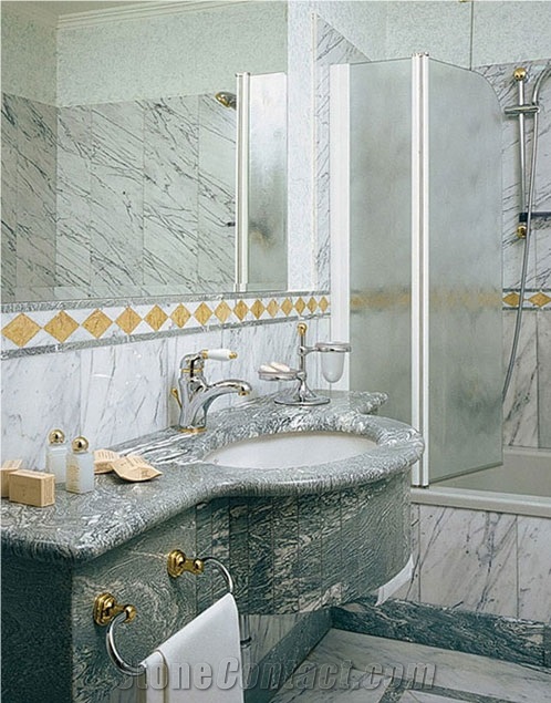 Cipollino Apuano Marble Vanity Top