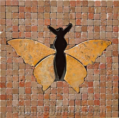 Travertine Mosaic Special Design DSM16
