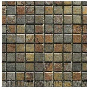 Slate Tumbled Mosaic