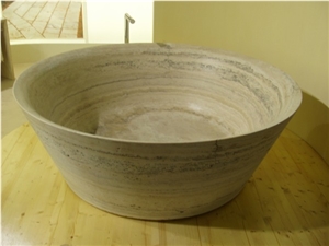 Beige Travertine Sink -Egyptian Supplier - Cidg