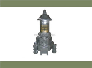 Black Granite Japanese Tombstone, Black Granite Japanese & Korean