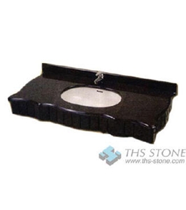 China Black Granite Vanity Top