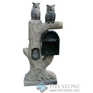 Grey Granite Mailbox