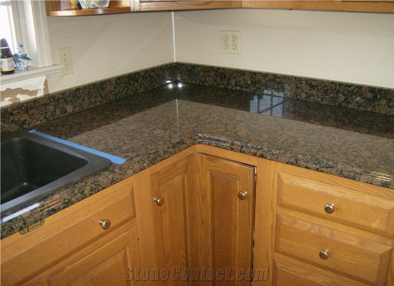 Baltic Brown Countertop, Brown Granite Countertop