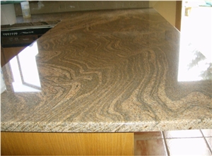 Juperana Gold Granite Countertop, Juparana Gold Yellow Granite