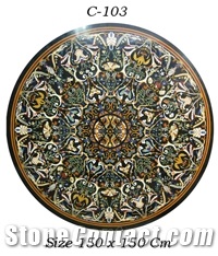 Marble Inlay Table Top