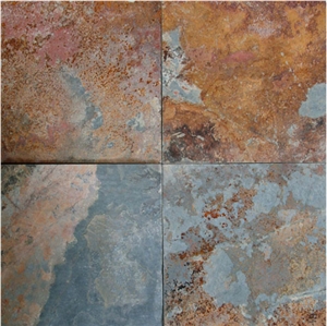China Rust Slate Slabs & Tiles China Rust Slate Slabs & Tiles