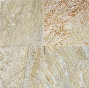 China Yellow Quartzite Slabs & Tiles