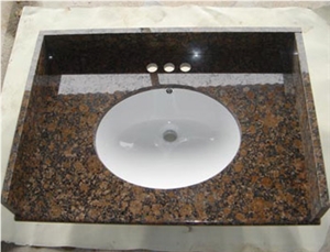 Antique Marron Granite Vanity Top