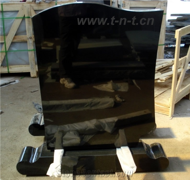 Mongolia Black Granite Monument & Tombstone