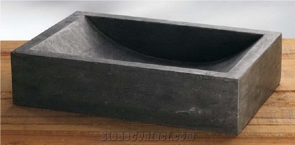 China Blue Stone Square Sink