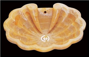 China Yellow Onyx Sinks