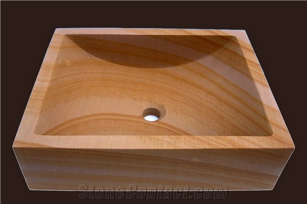 Rainbow Sandstone Square Sink