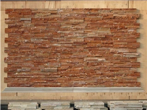 Brown Slate Wall Cladding Raw