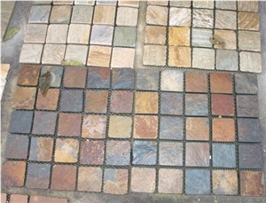 Rust Slate Mosaic Rust Slate Mosaic