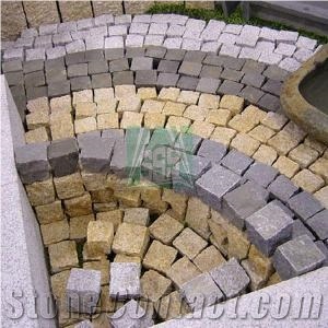Tumbling Stone, Granite Cubic Stone