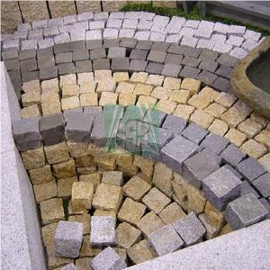 Tumbling Stone, Granite Cubic Stone Tumbling Stone, Granite Cubic Stone