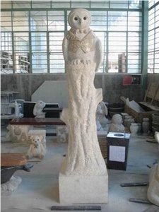 Yellow Granite Animal Sculpture
