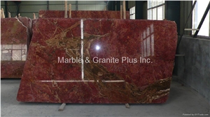 Royal Red Marble Slabs, Red Marble Floor Covering Tiles Polished Iran Royal Red Marble Slabs, Red Marble Floor Covering Tiles Polished Iran