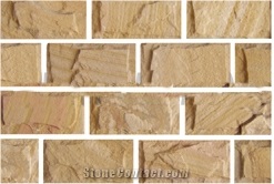 Mint Yellow Sandstone Mushroom Cladding