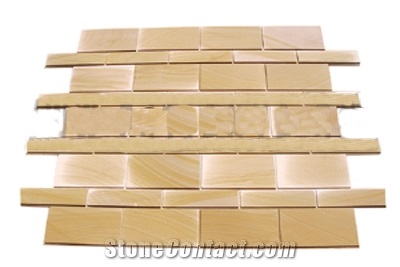 Mint Yellow Sandstone Slabs & Tiles, India Yellow Sandstone