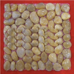 Yellow Pebble Stone Mosaic