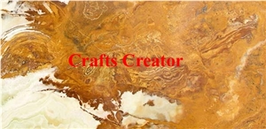 Multi Brown Onyx Tiles, Slabs
