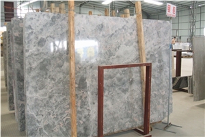 Silver Mink Marble Slab, China Grey Marble Silver Mink Marble Slab, China Grey Marble
