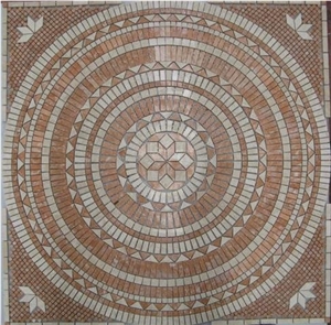 Travertine Mosaic Medallions