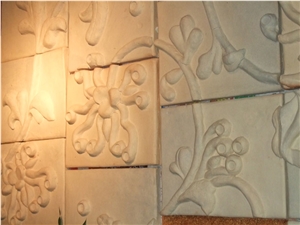 Beige Marble Embossment, Etching