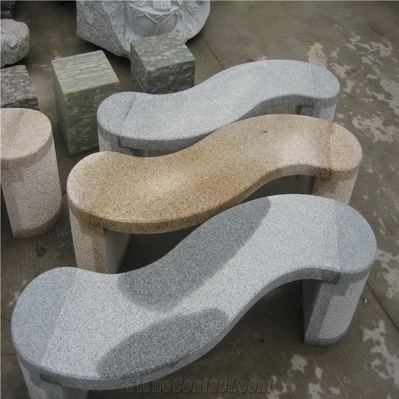 G603 Grey Granite Bench