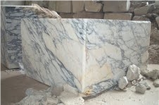 Arabescato Marble Block, Italy White Marble