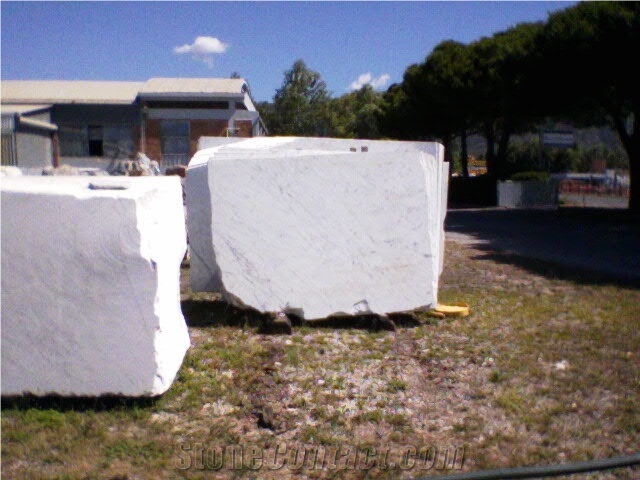 Bianco Carrara Marble Blocks, Italy White Marble