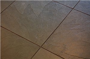 Copper Slate Floor Tiles
