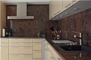 Multicolor Red Granite Countertop
