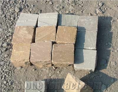 Kandla Grey Sandstone Cobbles