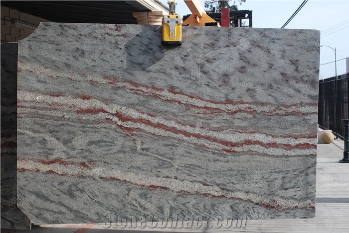 Silver Sparkle Granite Slabs