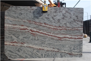 Silver Sparkle Granite Slabs