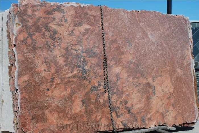 Sunset Red Granite Slabs, Brazil Red Granite