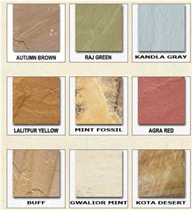Indian Sandstone Slabs & Tiles