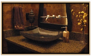 Cafe Imperial Brown Granite Vanity Tops