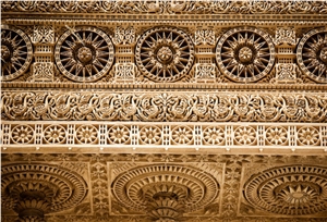 Dholpur White Sandstone Jharokhas Handcraft