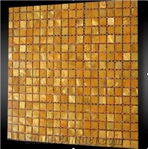Yellow Glass Mosaic