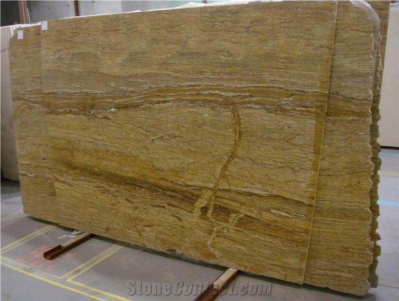 Walnut (Tobaccao) Travertine Vein Cut 2cm