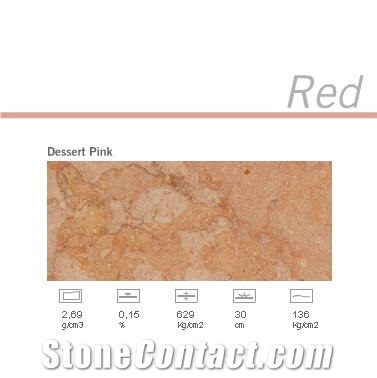 Dessert Pink Limestone Slabs & Tiles